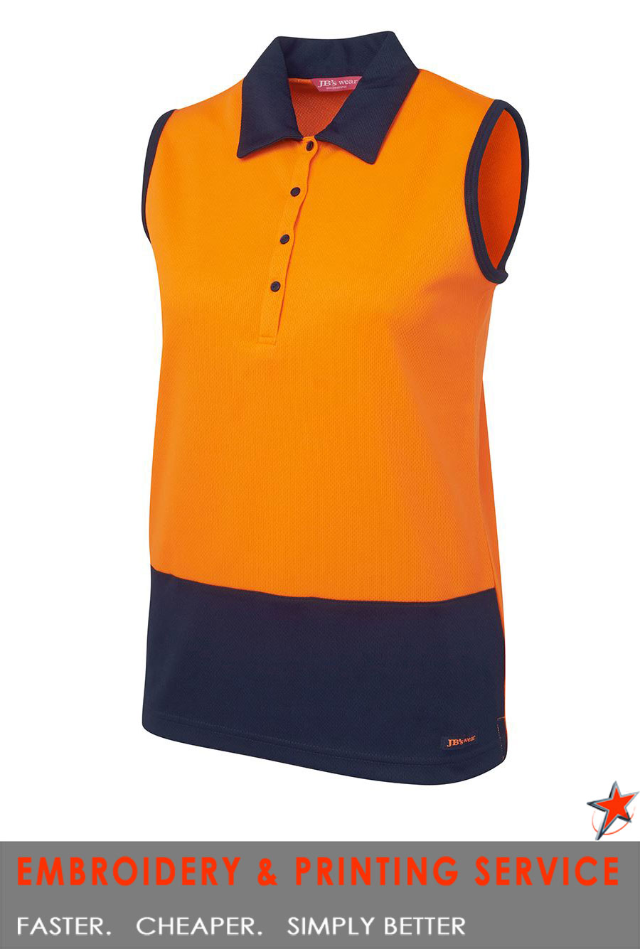 ladies sleeveless work shirts